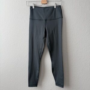 90 Degree By Reflex Green Leggings with Subtle Alligator Print